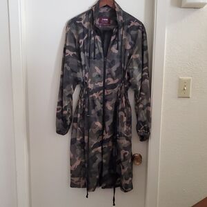 Camouflage windbreaker lightweight Trench Coat